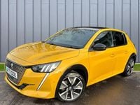 Used Peugeot e-208 GT 98 kW (134 HP) 2021 Yellow Hatchback
