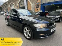 Used BMW 120 Coupé Sport Line 2010 Black Coupe