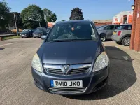 Used Vauxhall Zafira Design Edition 140 HP (102 kW) 2010 Blue MPV