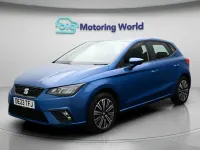 Used Seat Ibiza SE Technology 95 HP (69 kW) 2023 Blue Hatchback