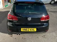 Used VW Golf VII GTD 170 HP (125 kW) 2012 Black Hatchback