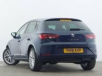 Used Seat Leon SE Dynamic 110 HP (80 kW) 2018 Blue Hatchback