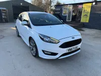Used Ford Focus ST-Line X 140 HP (102 kW) 2017 White Hatchback