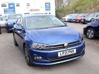Used VW Polo Match 95 HP (69 kW) 2021 Blue Hatchback
