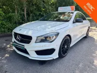Used Mercedes CLA180 AMG 122 HP (89 kW) 2016 White Sedan