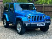 Used Jeep Wrangler Sahara 2010 Blue SUV