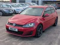 Used VW Golf VII GTD 2014 Red Hatchback