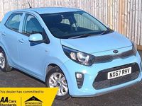 Used Kia Picanto 83 HP (61 kW) 2017 Blue Hatchback