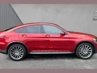 Used Mercedes GLC250 AMG line 200 HP (147 kW) 2017 Red Coupe