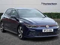 Used VW Golf VII GTI 245 HP (180 kW) 2021 Blue Hatchback