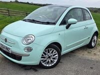 Used Fiat 500 Lounge 69 HP (50 kW) 2014 Green Hatchback
