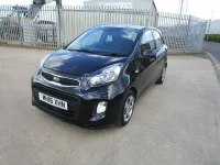 Used Kia Picanto 66 HP (48 kW) 2016 Black Hatchback