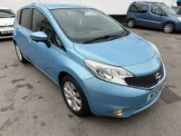 Used Nissan Note S 98 HP (72 kW) 2016 Blue Hatchback