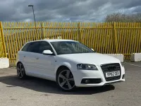Used Audi A3 Sportback Black Edition 140 HP (102 kW) 2012 White Hatchback