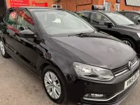Used VW Polo SE 90 HP (66 kW) 2015 Black Hatchback