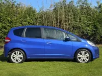 Begagnad Honda Jazz EX-L 99 HK (72 kW) 2013 Blå Halvkombi
