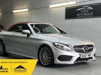 Used Mercedes C200 AMG Line Premium Plus 2017 Silver Cabriolet