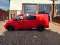 Used Mercedes Vito 204 HP (150 kW) 2008 Red Van