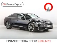 Used Audi A6 S-Line 204 HP (150 kW) 2019 Black Sedan