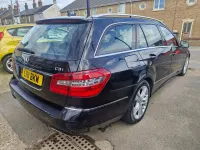 Used Mercedes E220 Executive 170 HP (125 kW) 2012 Black Estate