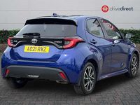 Used Toyota Yaris Hybrid Design 116 HP (85 kW) 2021 Blue Hatchback