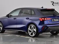 Used Audi A3 Sportback Black Edition 150 HP (110 kW) 2024 Ascari blue Hatchback