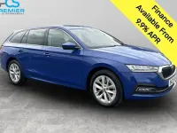 Used Skoda Octavia SE L 201 HP (147 kW) 2022 Blue Estate