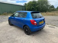 Used Skoda Fabia vRS 180 HP (132 kW) 2014 Blue Hatchback