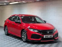 Used Honda Civic SE 2017 Red Hatchback