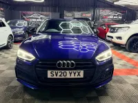 Begagnad Audi A5 Black Edition 150 HK (110 kW) 2020 Blå Sportkupé