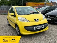 Used Peugeot 107 68 HP (50 kW) 2008 Yellow Hatchback