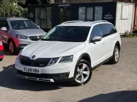 Used Skoda Octavia Scout 4x4 2019 White Estate