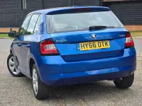 Used Skoda Fabia SE 110 HP (80 kW) 2016 Blue Hatchback