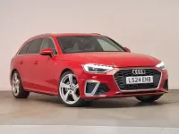 Used Audi A4 S-Line 204 HP (150 kW) 2024 Red Estate