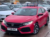 Begagnad Honda Civic SE 129 HK (94 kW) 2018 Röd Halvkombi