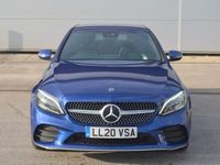 Used Mercedes C300e AMG line 2020 Blue Sedan
