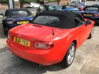 Used Mazda MX5 126 HP (92 kW) 2010 Red Cabriolet