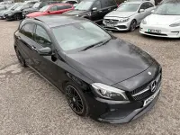 Used Mercedes A200 AMG Line Premium Plus 136 HP (100 kW) 2017 Black Hatchback