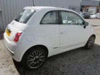 Used Fiat 500 Lounge 69 HP (50 kW) 2015 White Hatchback