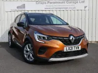 Used Renault Captur Iconic 130 HP (95 kW) 2021 Orange/black SUV