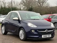 Used Vauxhall Adam Glam 2016 Blue Hatchback