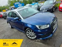 Used Audi A1 Sportback S-Line 2015 Blue Hatchback