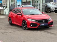 Used Honda Civic SR 126 HP (92 kW) 2019 Red Hatchback