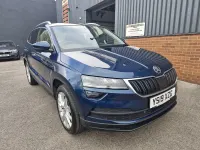 Used Skoda Karoq SE L 115 HP (84 kW) 2019 Blue SUV