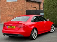 Usado Audi A4 S-Line 211 HP (155 kW) 2009 Vermelho Sedan
