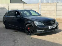 Used Mercedes C220 AMG 170 HP (125 kW) 2013 Black Estate