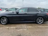 Used Mercedes C220 AMG line 167 HP (122 kW) 2018 Black Sedan