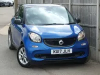 Used Smart ForFour Passion 71 HP (52 kW) 2017 Black Hatchback