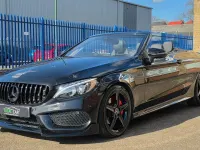 Used Mercedes C220 AMG line 2017 Black Cabriolet