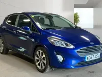 Used Ford Fiesta Zetec 100 HP (73 kW) 2018 Blue Hatchback